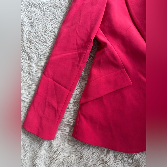 L’Agence Chamberlain Blazer Jacket in Hibiscus Coral Red Size 2 - Picture 6 of 16